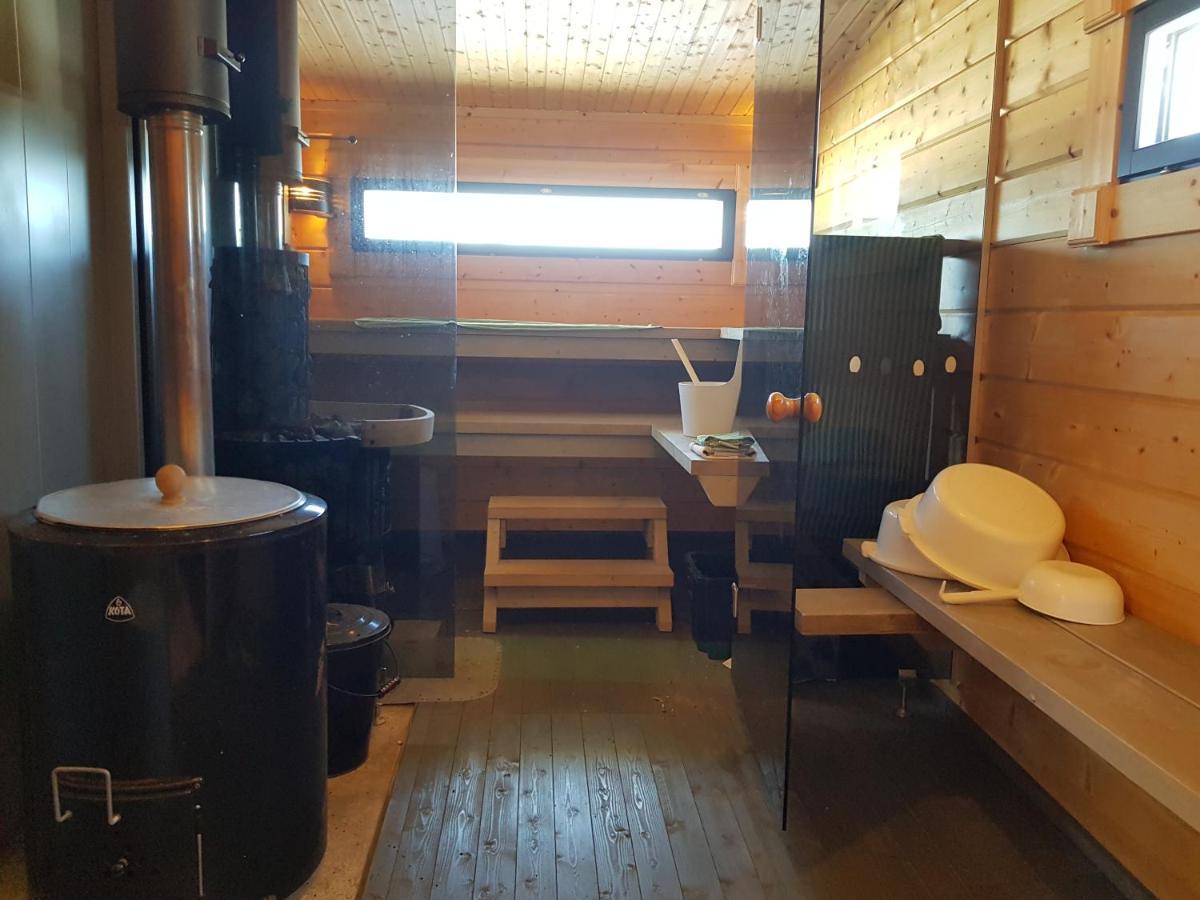 Huvila Eraemaajaerven Rannalla Taivalkoskella Jokijärvi Exteriér fotografie