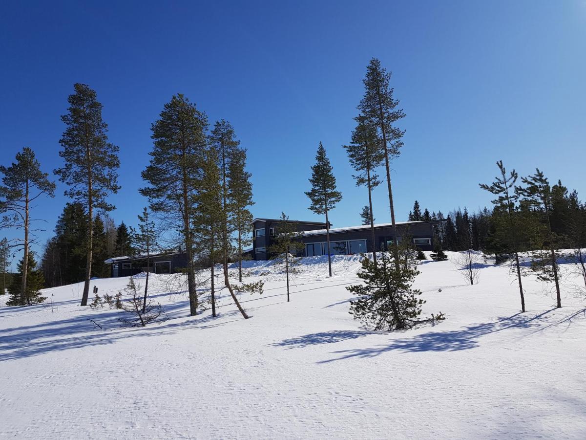Huvila Eraemaajaerven Rannalla Taivalkoskella Jokijärvi Exteriér fotografie