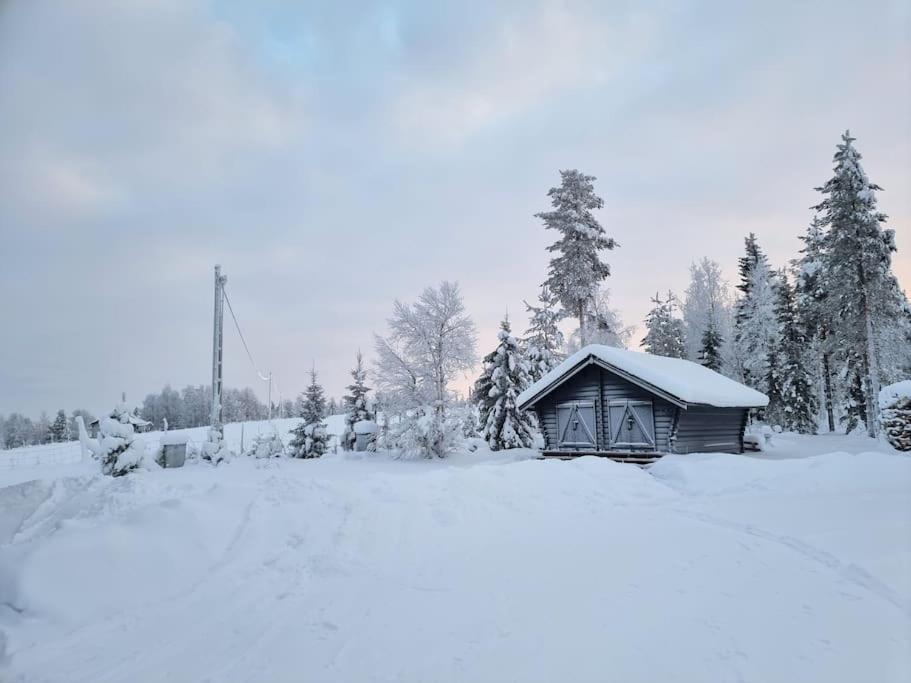 Huvila Eraemaajaerven Rannalla Taivalkoskella Jokijärvi Exteriér fotografie
