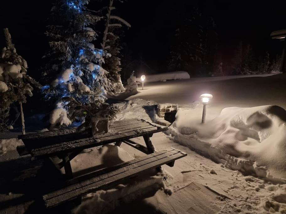 Huvila Eraemaajaerven Rannalla Taivalkoskella Jokijärvi Exteriér fotografie