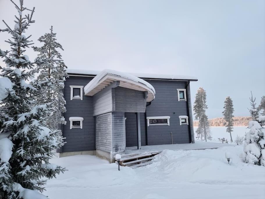 Huvila Eraemaajaerven Rannalla Taivalkoskella Jokijärvi Exteriér fotografie