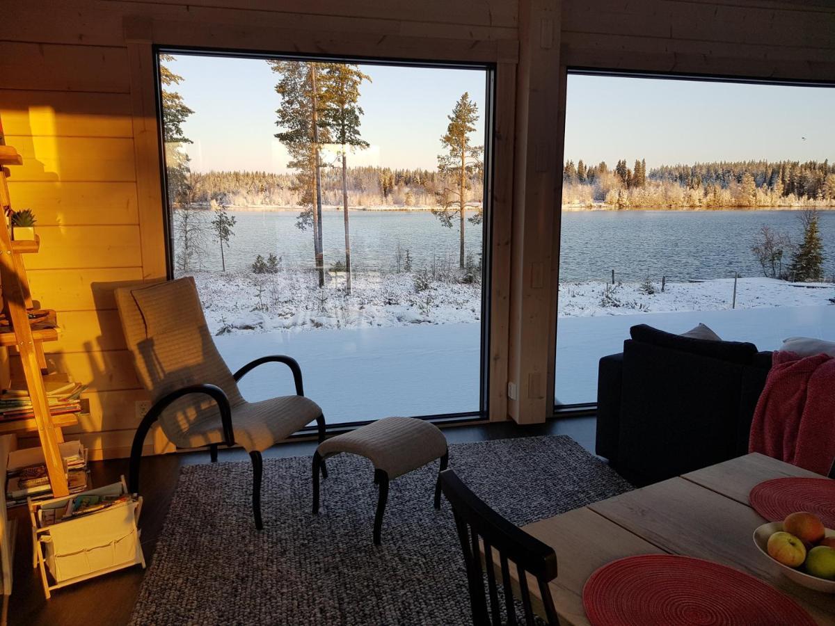 Huvila Eraemaajaerven Rannalla Taivalkoskella Jokijärvi Exteriér fotografie