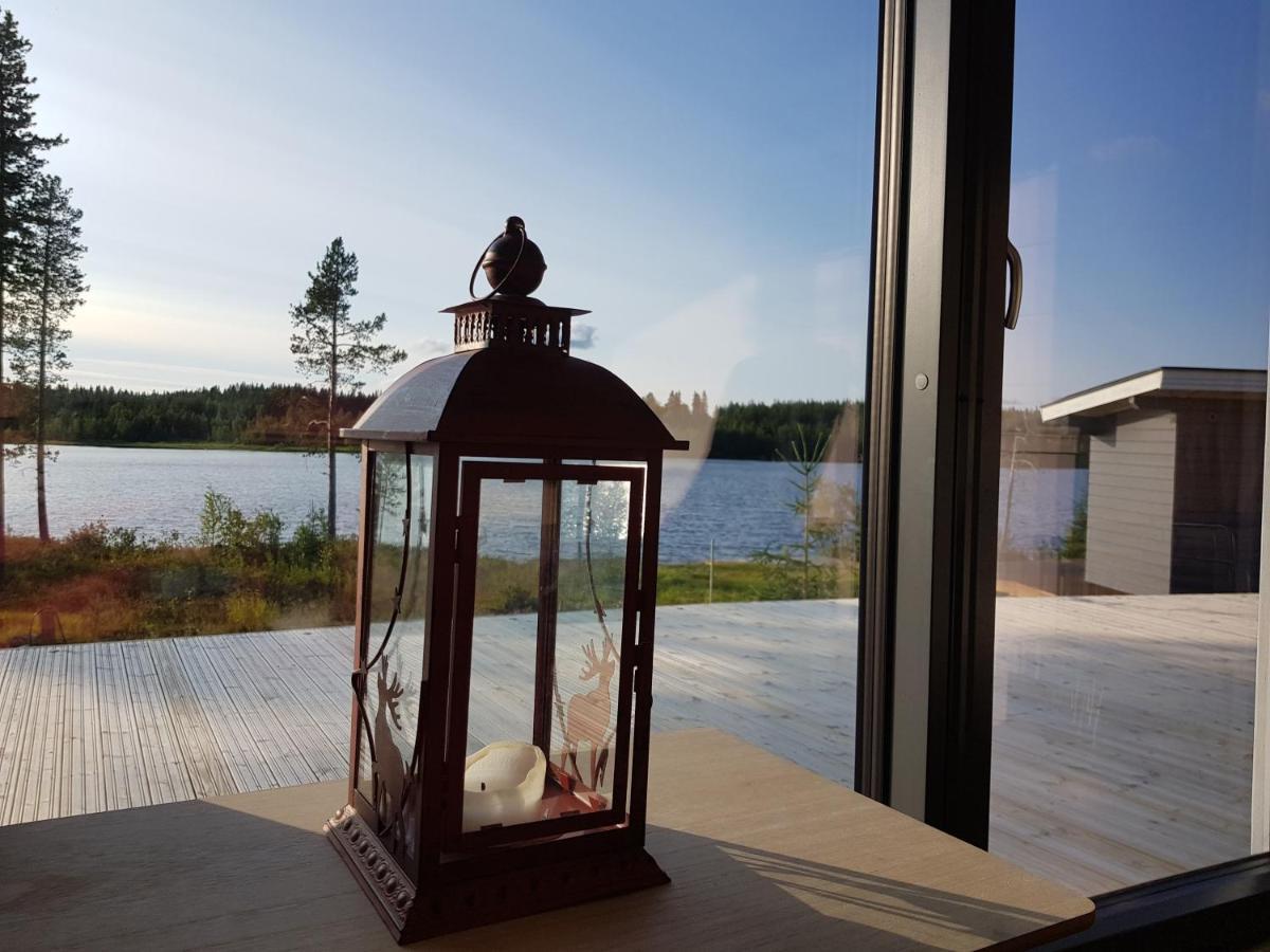 Huvila Eraemaajaerven Rannalla Taivalkoskella Jokijärvi Exteriér fotografie