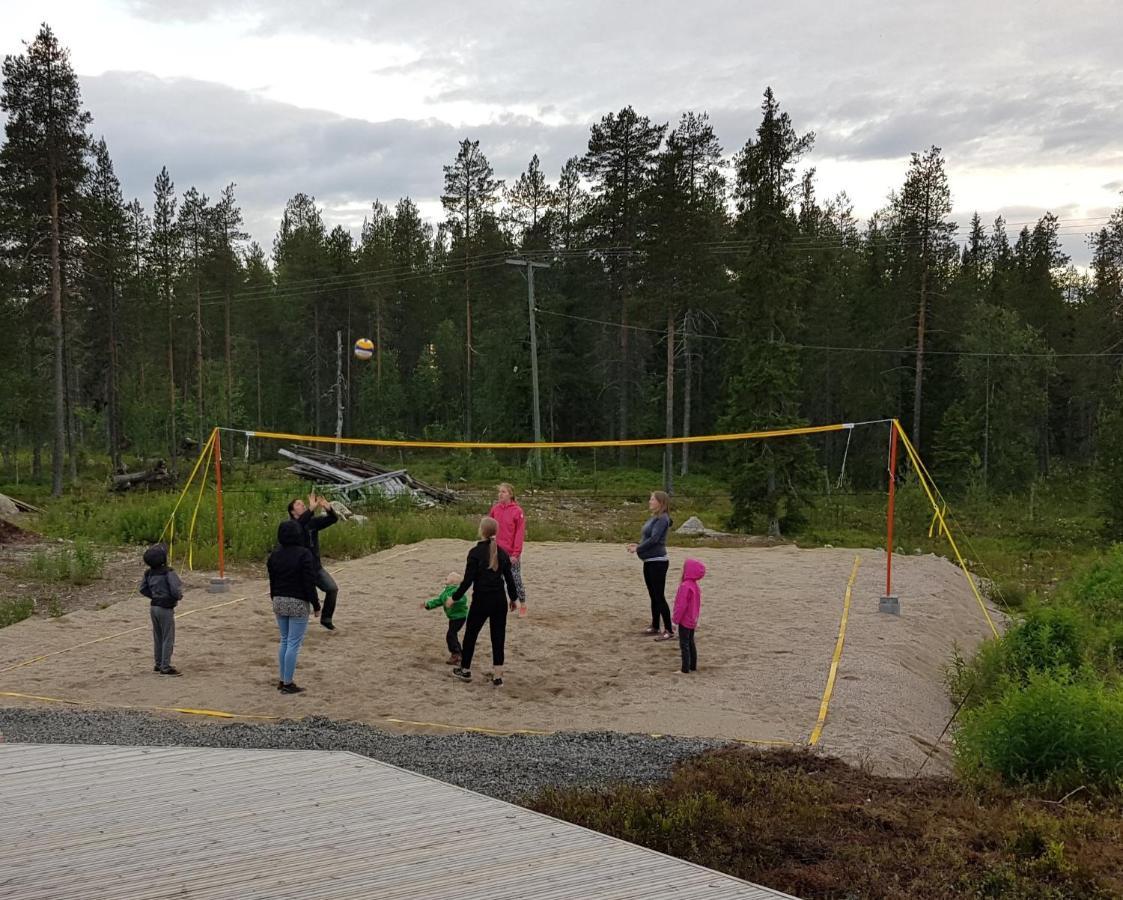 Huvila Eraemaajaerven Rannalla Taivalkoskella Jokijärvi Exteriér fotografie
